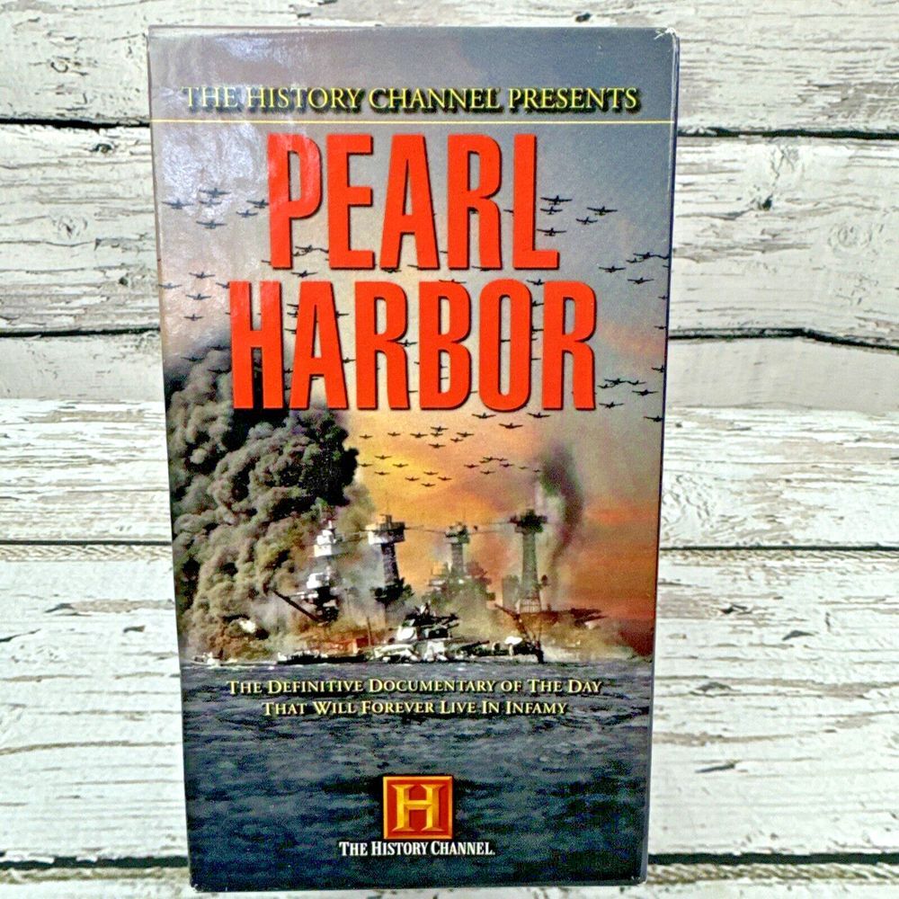 The History Channelβ Presents - Pearl Harbor (VHS, 2001, 3-Tape Set)